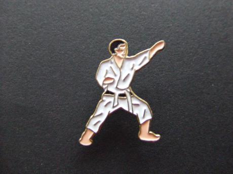 Karate vechtsport zwarte band